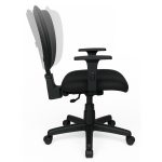 Cadeira B-ONE Back System com Braços Reguláveis – Corino Preta – 31010 GSA MÓVEIS 12