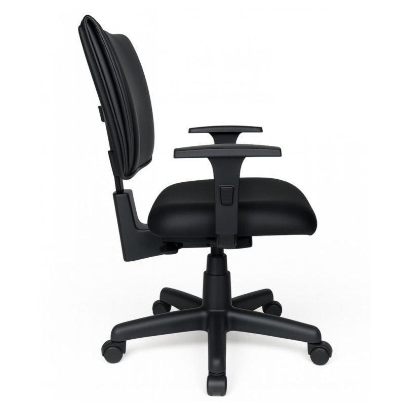 Cadeira B-ONE Back System com Braços Reguláveis – Corino Preta – 31010 GSA MÓVEIS 5