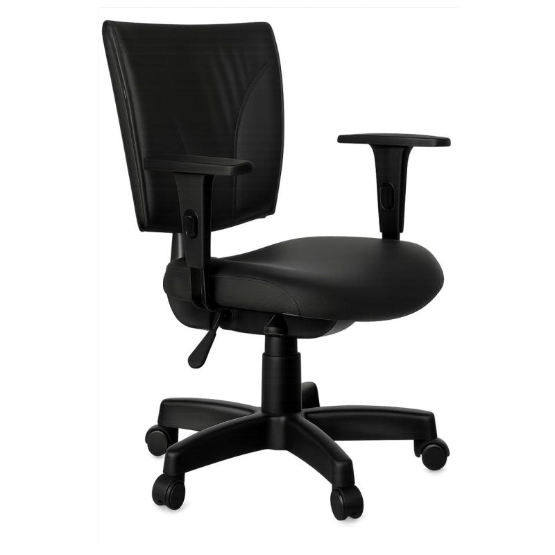 Cadeira B-ONE Back System com Braços Reguláveis – Corino Preta – 31010 GSA MÓVEIS 2