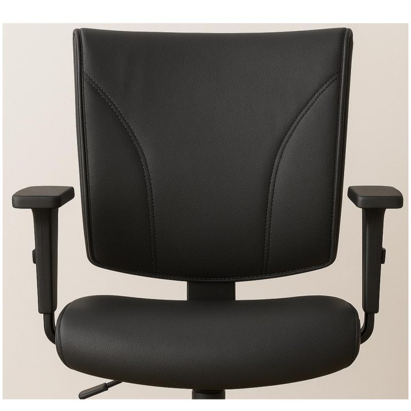 Cadeira B-ONE Giratória com Braços Reguláveis – Corino Preto – 31009 GSA MÓVEIS 7