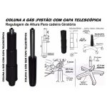 Cadeira B-ONE Giratória com Braços Reguláveis – Corino Preto – 31009 GSA MÓVEIS 16