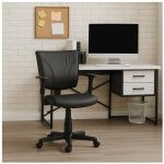 Cadeira B-ONE Giratória com Braços Reguláveis – Corino Preto – 31009 GSA MÓVEIS 19
