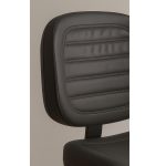 Cadeira Executiva Costurada Base em “S” PRETA – Corino Preto – 31014 GSA MÓVEIS 14