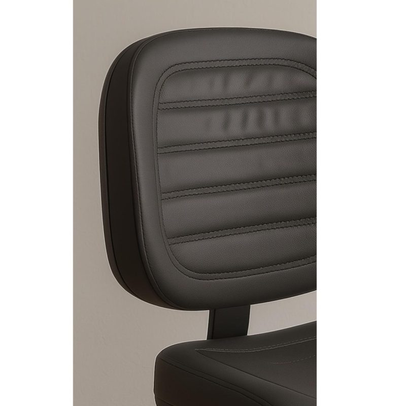 Cadeira Executiva Costurada Base em “S” PRETA – Corino Preto – 31014 GSA MÓVEIS 6