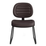Cadeira Executiva Costurada Base Trapézio – Corino Preto – 31031 GSA MÓVEIS 10