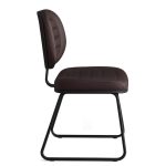 Cadeira Executiva Costurada Base Trapézio – Corino Preto – 31031 GSA MÓVEIS 11