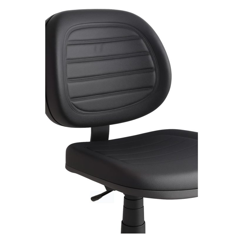 Cadeira Executiva COSTURADA Giratória sem Braços – Cor Preta – 31002 GSA MÓVEIS 7
