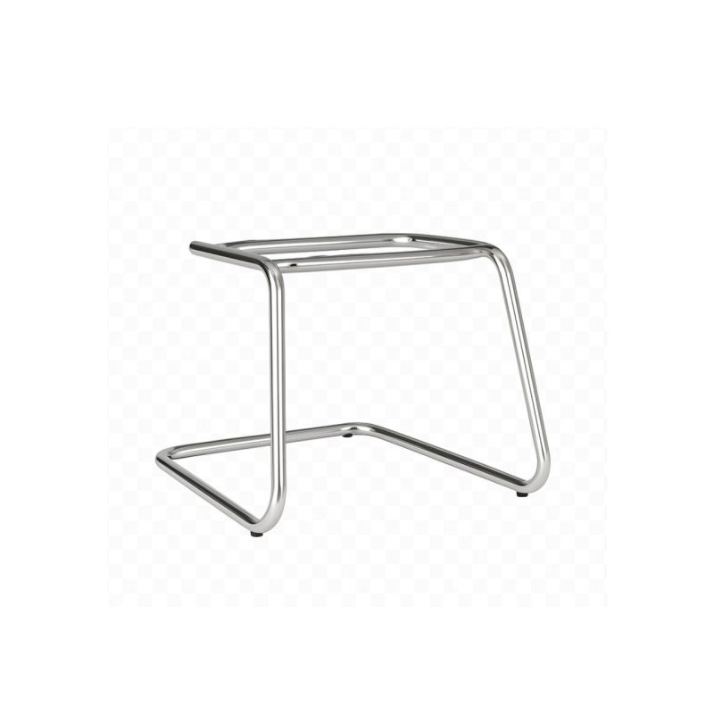 Cadeira Executiva LISA Base em “S” CROMADA – Corino Preto – 31015 GSA MÓVEIS 7
