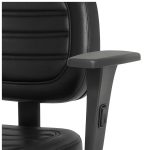 Cadeira Executiva COSTURADA Giratória com Braços Reguláveis – Corino Preto – 31005 GSA MÓVEIS 14