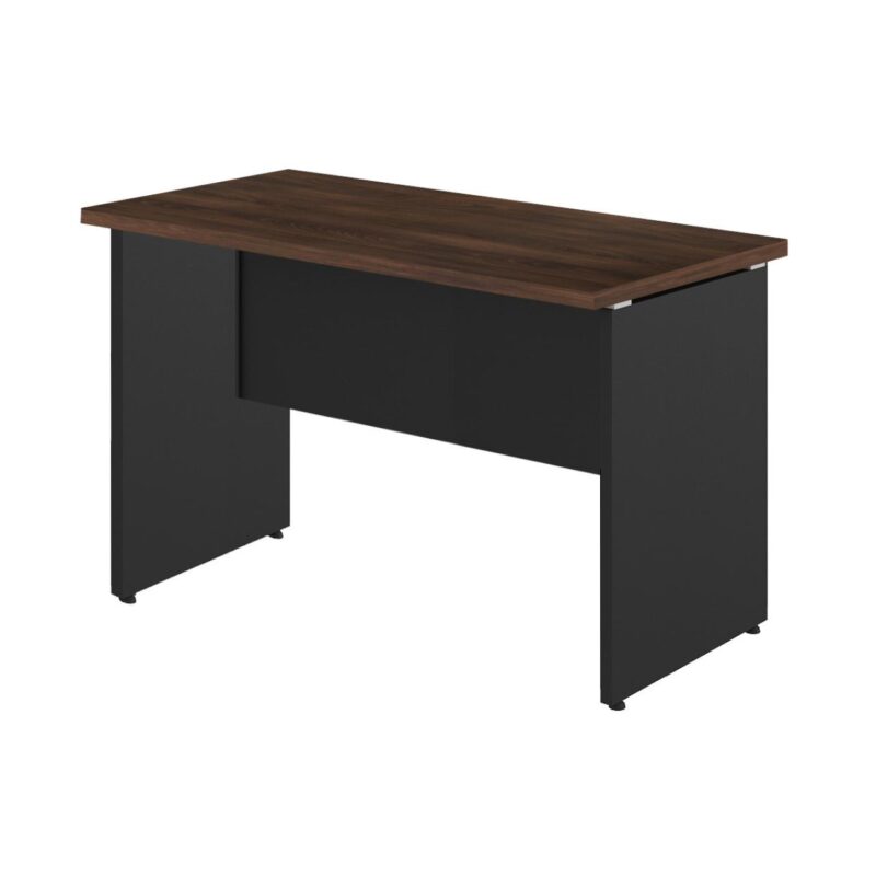 Mesa Escritório PÉ PAINEL – 1,35×0,60m – S/ Gavetas – MARSALA/PRETO – 25420 GSA MÓVEIS 2