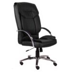 Cadeira Presidente MIDHAS Giratória – ENJOY – Cor Preto – 32963 GSA MÓVEIS 6
