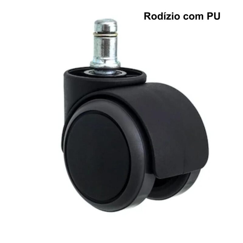 Rodízios para Cadeira com “PU” – Preto – 87705 GSA MÓVEIS 2