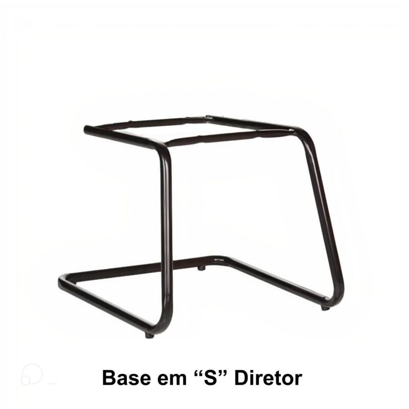 Base em “S” DIRETOR Preta – PMD – 42210 GSA MÓVEIS 2