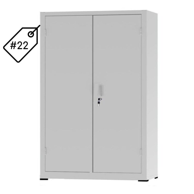 Armário de Aço com 02 Portas – PA 120 #22 (Reforçado) – NOBRE – 12105 GSA MÓVEIS 2