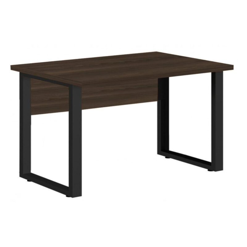 Mesa Escritório PÉ QUADRO 1,50×0,60m – S/ Gavetas – MARSALA/PRETO – 25472 GSA MÓVEIS 2