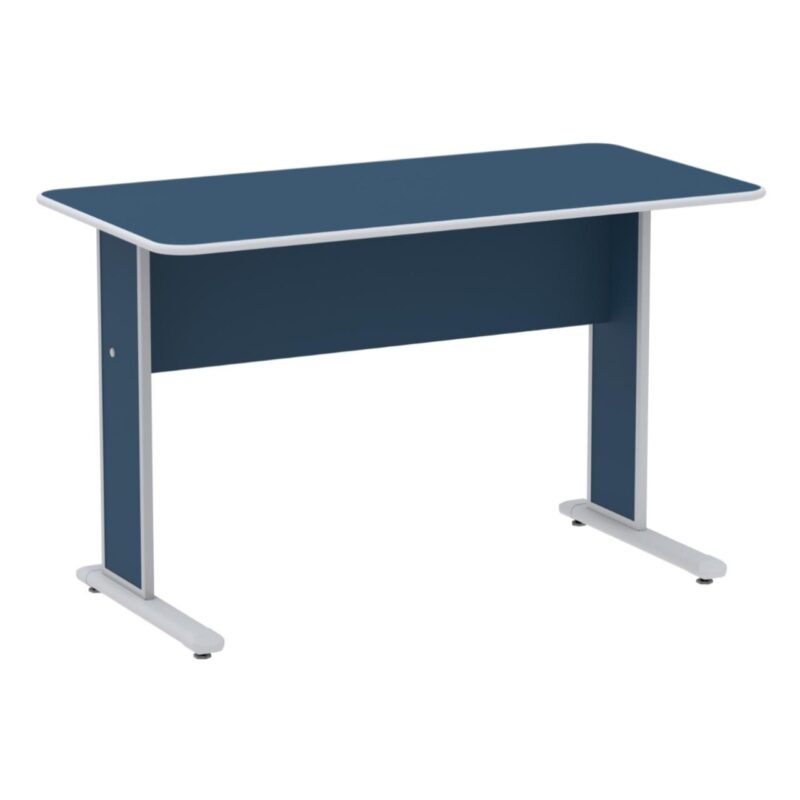 Mesa Escritório 1,20×0,60m s/ Gavetas – Cor Azul 44084 GSA MÓVEIS 2