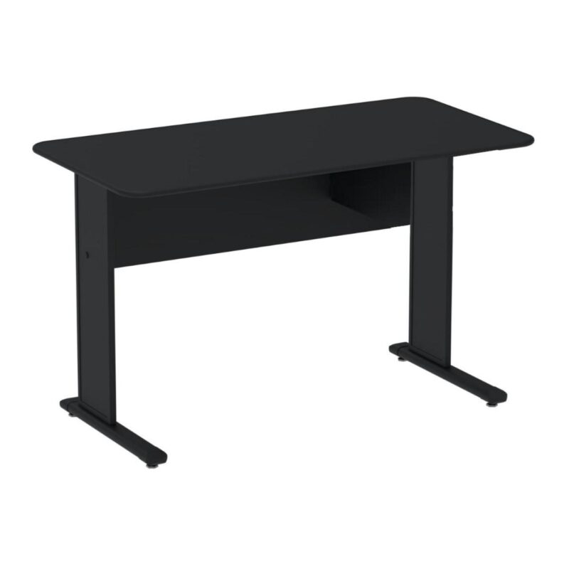 Mesa Escritório 1,50×0,60m s/ Gavetas – Cor Preto 44092 GSA MÓVEIS 2