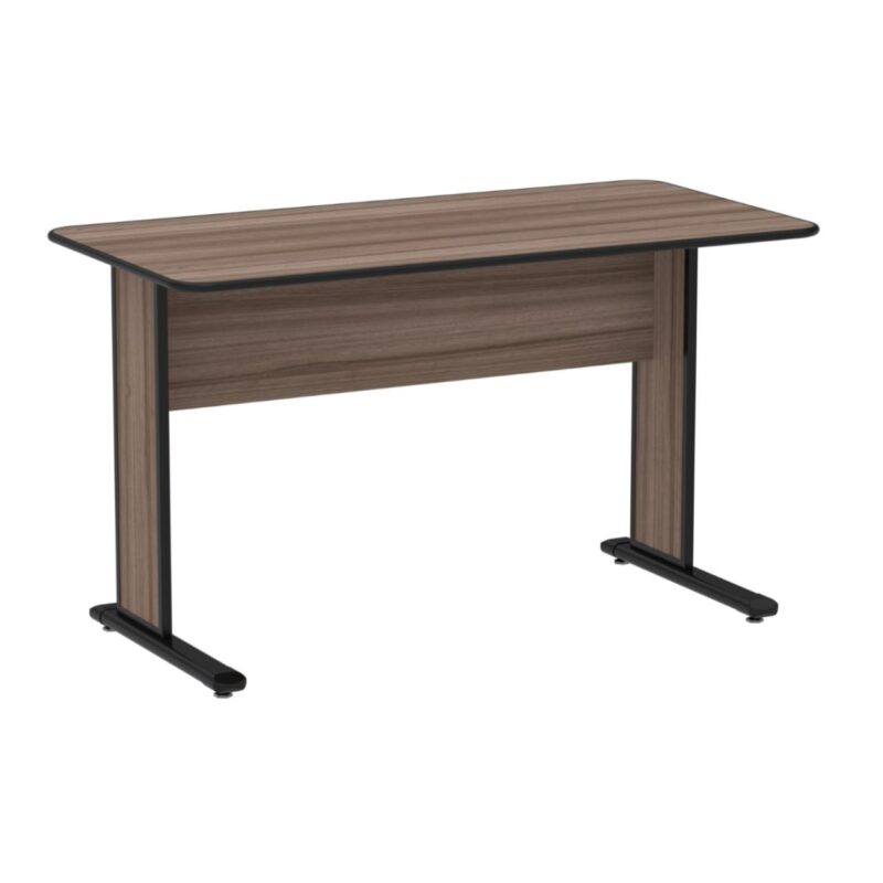 Mesa Escritório 1,20×0,60m s/ gavetas – Cor Walnut 44095 GSA MÓVEIS 2