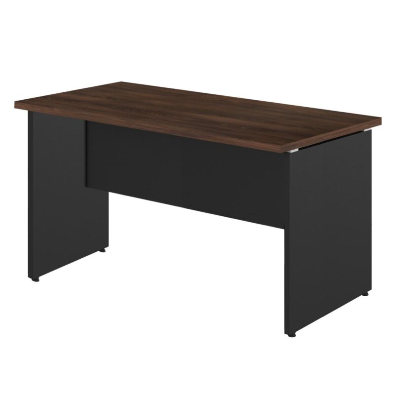 Mesa Escritório 1,70×0,60m – S/ Gavetas MARSALA / PRETO – 23474 GSA MÓVEIS 2