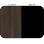 Armário Alto Fechado com 02 Portas – 1,60×0,80×0,45m MARSALA / PRETO – 51009 GSA MÓVEIS 11