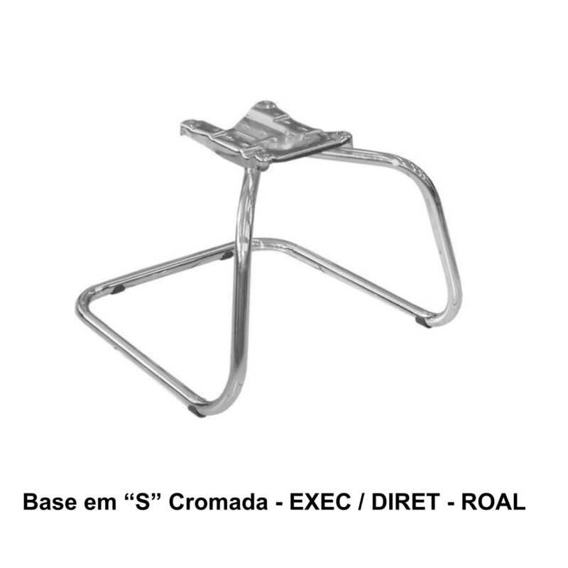 Base em “S” CROMADA – ROAL – 42108 GSA MÓVEIS 2