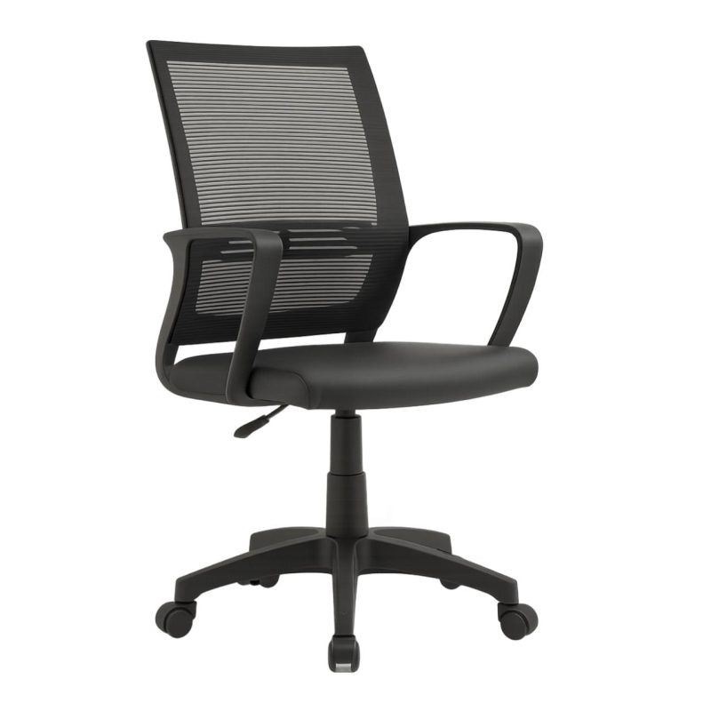Cadeira de Escritório Diretor Tela MAYA c/ braço – Cor Preto – 34029 GSA MÓVEIS 6