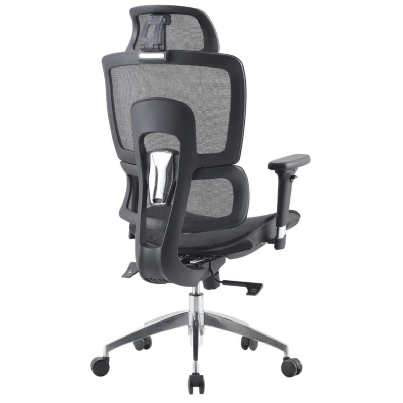 Cadeira de Escritório Presidente Tela ÉVORA – Cor Preto – 30065 GSA MÓVEIS 6