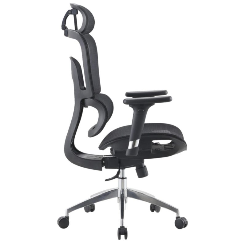 Cadeira de Escritório Presidente Tela ÉVORA – Cor Preto – 30065 GSA MÓVEIS 3