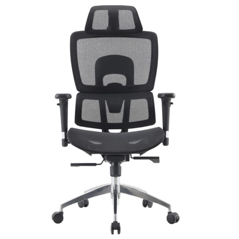 Cadeira de Escritório Presidente Tela ÉVORA – Cor Preto – 30065 GSA MÓVEIS 4