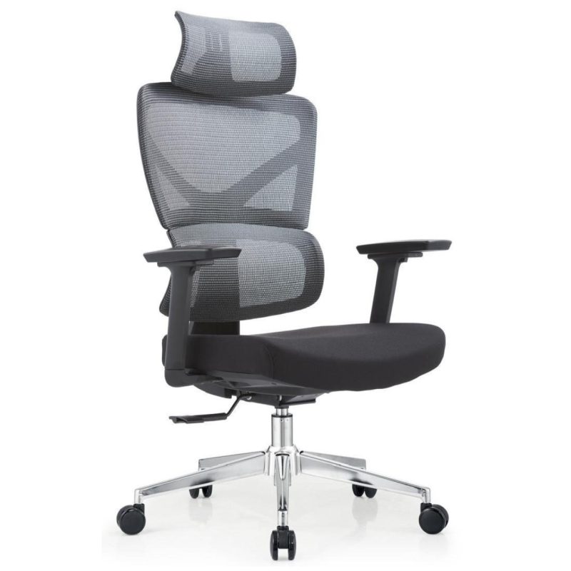Cadeira de Escritório Presidente Tela TITAN – Cor Preto – 30067 GSA MÓVEIS 2