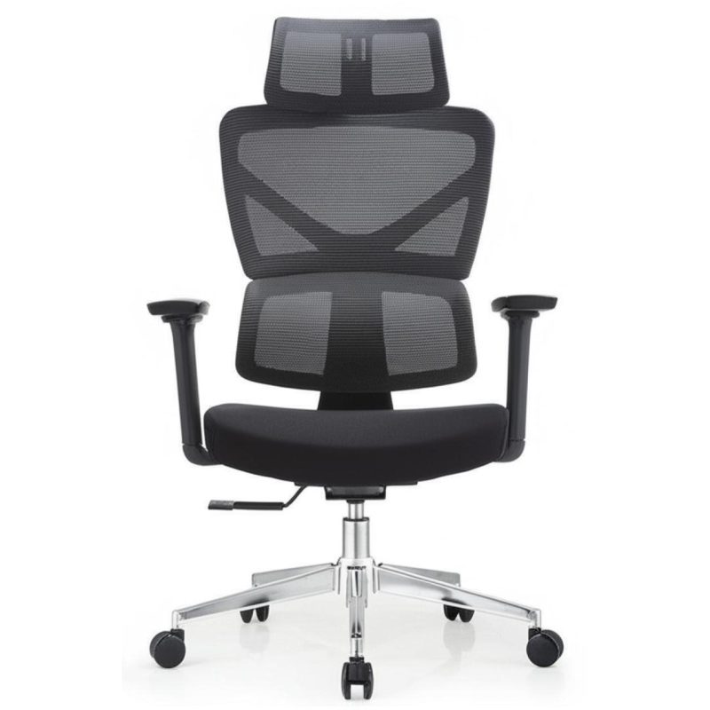 Cadeira de Escritório Presidente Tela TITAN – Cor Preto – 30067 GSA MÓVEIS 6