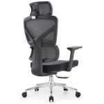 Cadeira de Escritório Presidente Tela TITAN – Cor Preto – 30067 GSA MÓVEIS 12