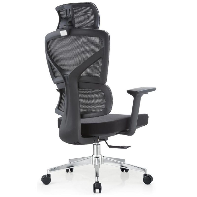 Cadeira de Escritório Presidente Tela TITAN – Cor Preto – 30067 GSA MÓVEIS 4