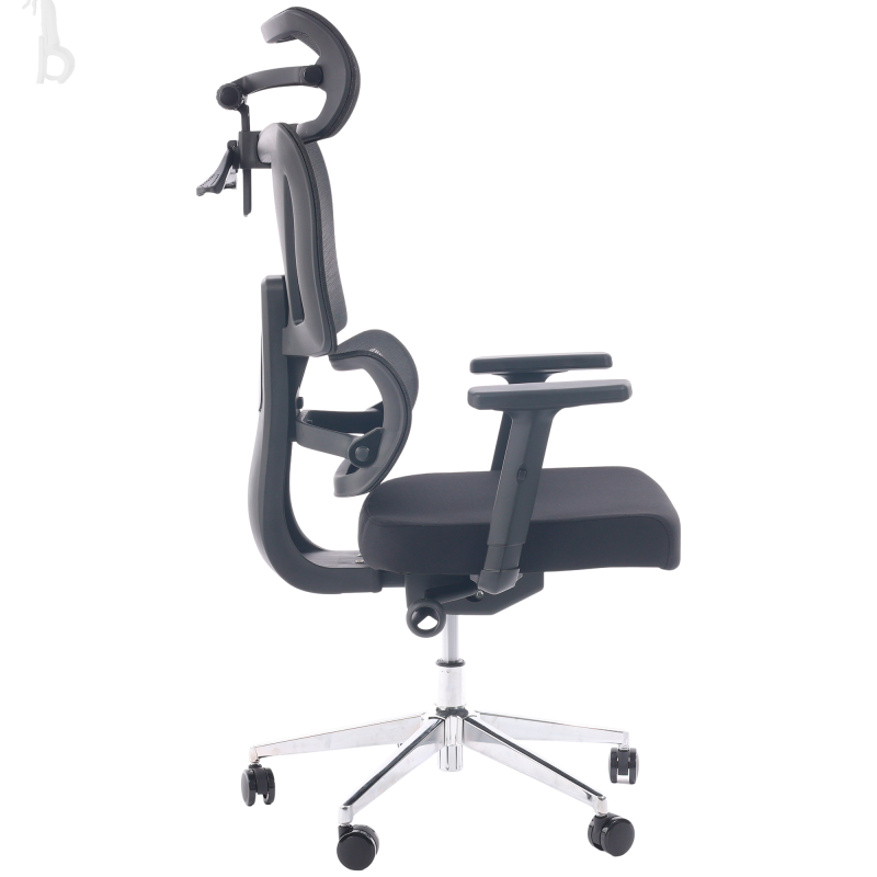 Cadeira de Escritório Presidente Tela ÉDON – Cor Preto – 30066 GSA MÓVEIS 4