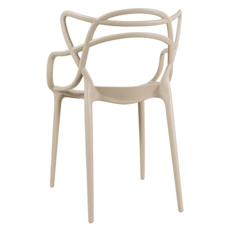 Cadeira Interlocutor ALLEGRA para Escritório ou Jantar – Polipropileno – Cor AREIA – 48009 GSA MÓVEIS 5