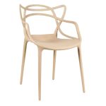 Cadeira Interlocutor ALLEGRA para Escritório ou Jantar – Polipropileno – Cor AREIA – 48009 GSA MÓVEIS 10