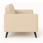 Poltrona para Escritório ROMA 03 Lugar – Corino – Cor AREIA – 60063 GSA MÓVEIS 10