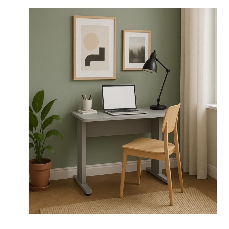 Mesa Escritório 0,80×0,60m – JOB – CINZA/CINZA – 43087 GSA MÓVEIS 6
