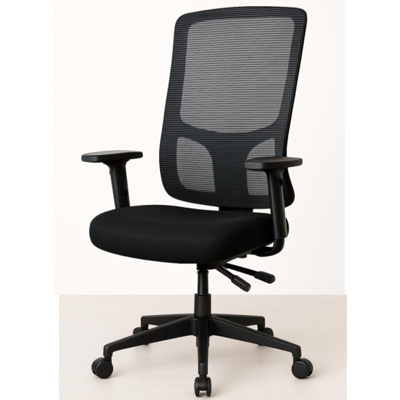 Cadeira de Escritório Tela PRYUS Back System – Cor Preto – 20099 GSA MÓVEIS 4