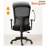 Cadeira de Escritório Tela PRYUS Back System – Cor Preto – 20099 GSA MÓVEIS 13