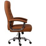 Poltrona Presidente LUXO c/ mola Ensacada – COR CARAMELO – 30059 GSA MÓVEIS 11