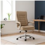 Poltrona Presidente LUXO c/ mola Ensacada – COR FENDI – 30061 GSA MÓVEIS 16