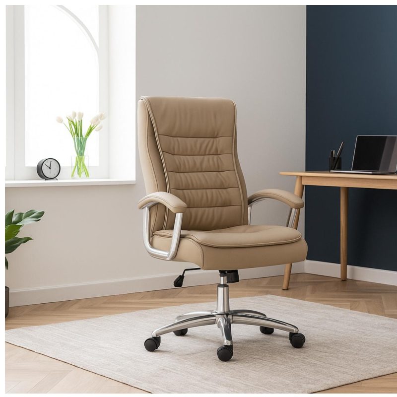 Poltrona Presidente LUXO c/ mola Ensacada – COR FENDI – 30061 GSA MÓVEIS 8