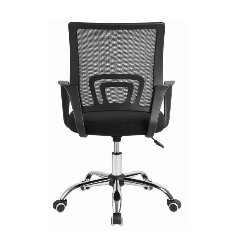 Cadeira de Escritório Tela TURYA c/ braço – Cor Preto – 34044 GSA MÓVEIS 4