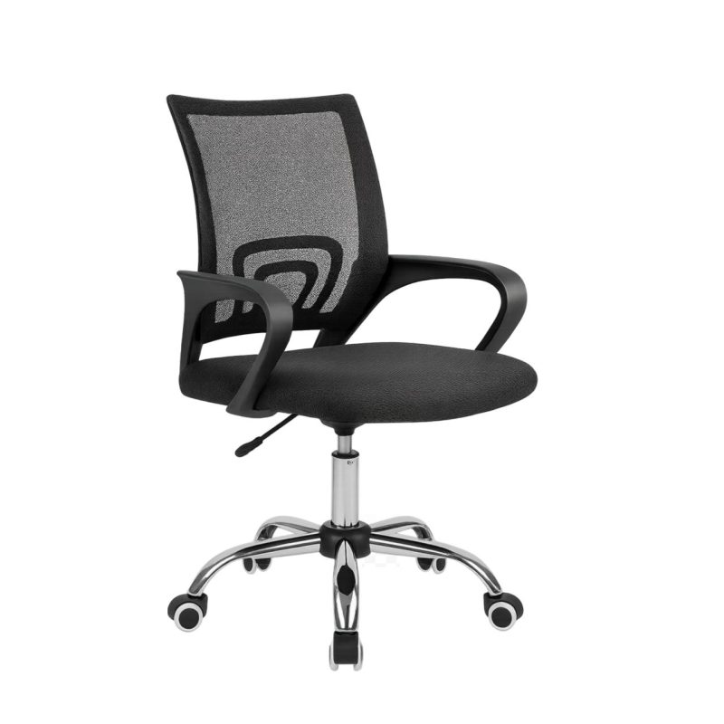 Cadeira de Escritório Tela TURYA c/ braço – Cor Preto – 34044 GSA MÓVEIS 2