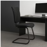 Cadeira de Escritório B-ONE Base em “S” Preta – Corino Preto – 31032 GSA MÓVEIS 17