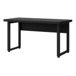 Mesa Escritório PÉ QUADRO – 1,50×0,60m – S/ Gavetas – PRETO / PRETO – 26002 GSA MÓVEIS 12