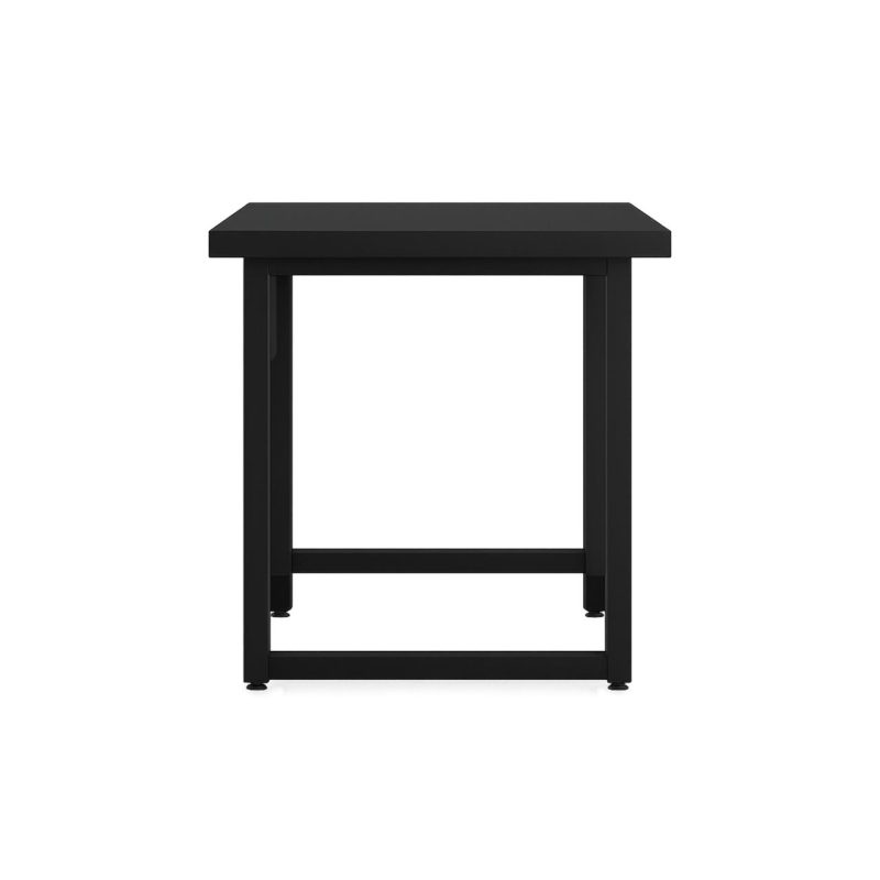 Mesa Escritório PÉ QUADRO – 1,50×0,60m – S/ Gavetas – PRETO / PRETO – 26002 GSA MÓVEIS 6