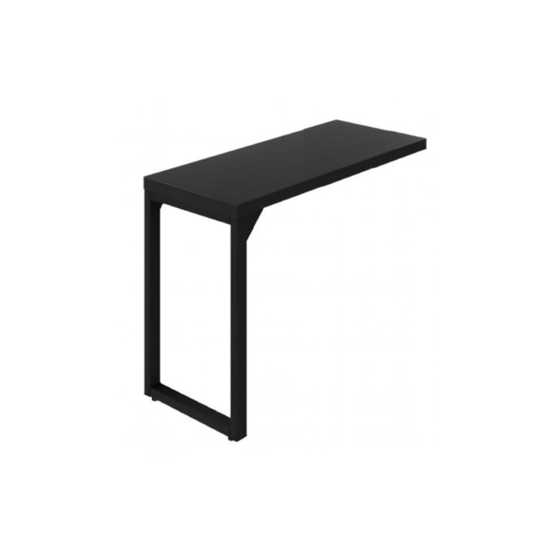 Mesa AUX PÉ QUADRO – 0,90×0,45m – PRETO/PRETO – 26004 GSA MÓVEIS 2