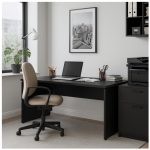 Mesa Escritório 1,70×0,70m – S/ Gavetas – PRETO/PRETO – 26007 GSA MÓVEIS 15